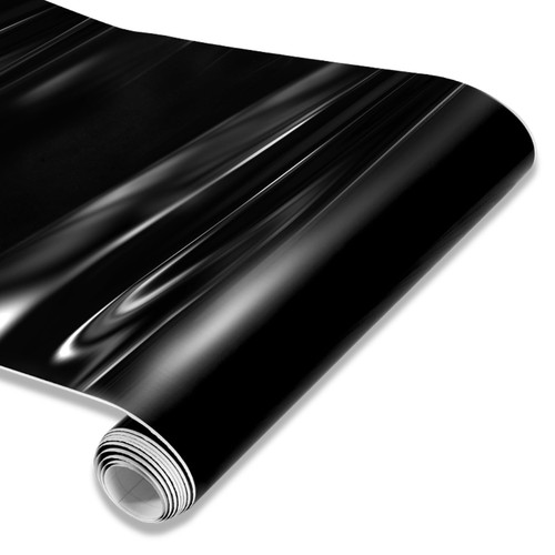 Vinylfolie schwarz glänzend