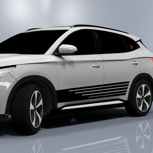 Auto seitendekor aufkleber - auto,