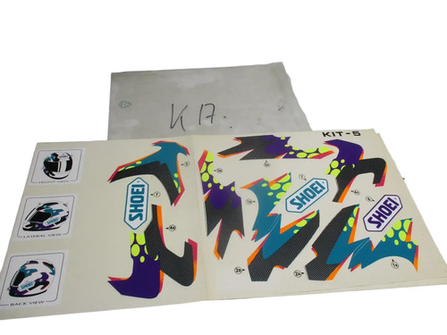 Aufkleber k17 shoei kit - aufkleber, kit-5